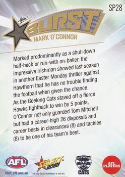 2022 Select AFL Footy Stars - Starburst Caricature - Shatter #SP28 Mark O'Connor Back
